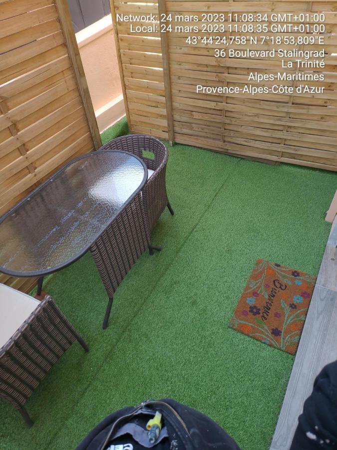 Studio 1 A La Trinite Proche De Nice, Monaco Et L'Italie Εξωτερικό φωτογραφία